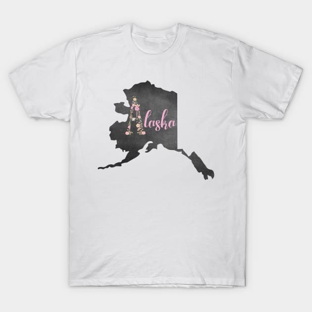 Alaska flower state T-Shirt by HappyArt